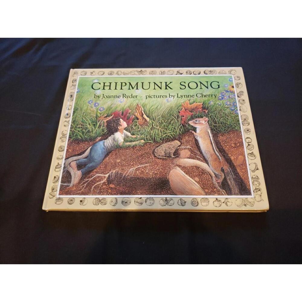 Vintage Book Chipmunk Song by Joanne Ryder, Pictures by Lynne Cherry
